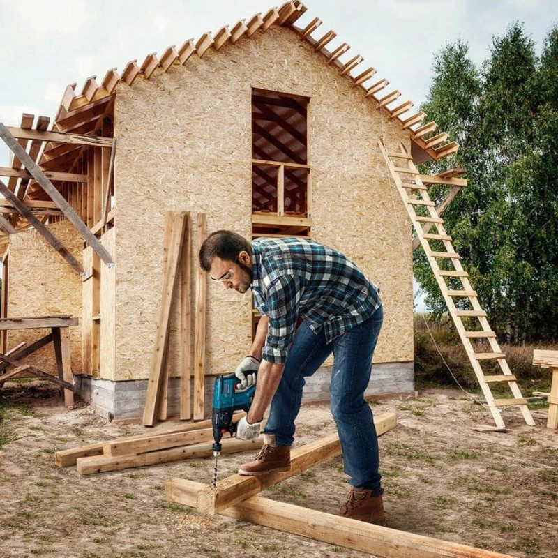 BOSCH Professional Акумуляторний перфоратор GBH 180-LI, 2x4.0 Аг (0611911121)