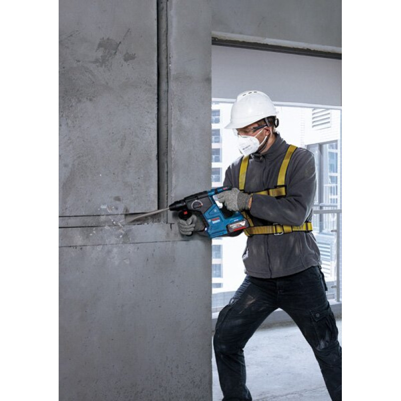 BOSCH Перфоратор GBH 187-LI Professional акумуляторний, 18 В, SDS-Plus, 2.4 Дж, 980 об/хв, 2.9 кг, без АКБ та ЗП (0611923020)