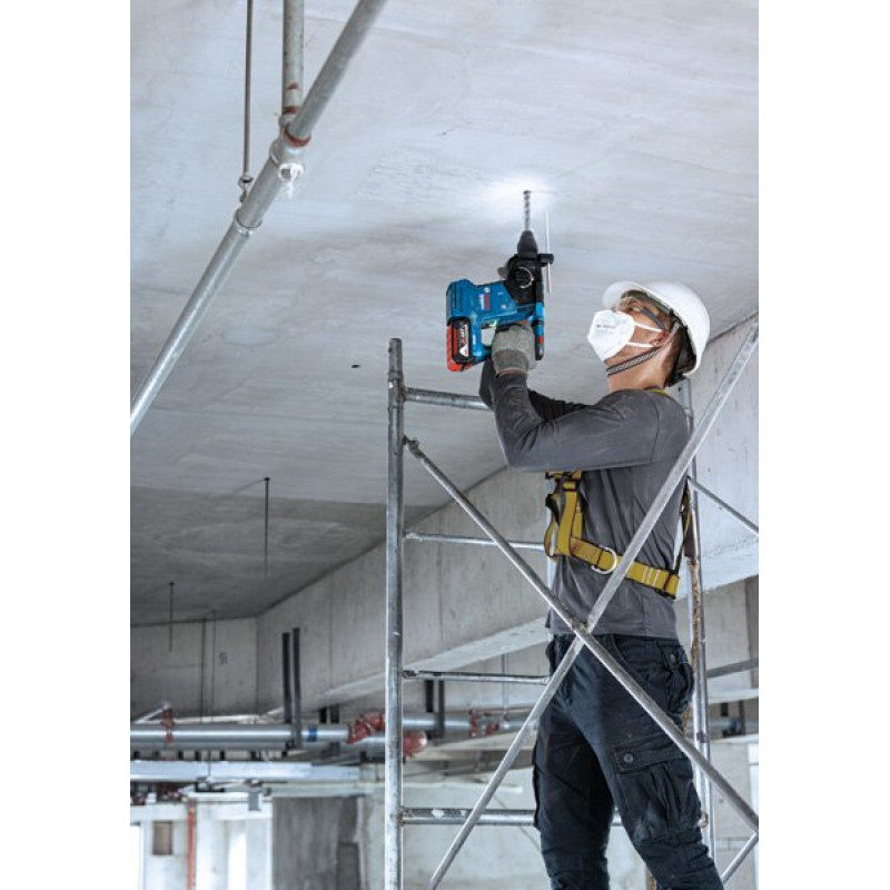 BOSCH Перфоратор GBH 187-LI Professional акумуляторний, 18 В, SDS-Plus, 2.4 Дж, 980 об/хв, 2.9 кг, без АКБ та ЗП (0611923020)