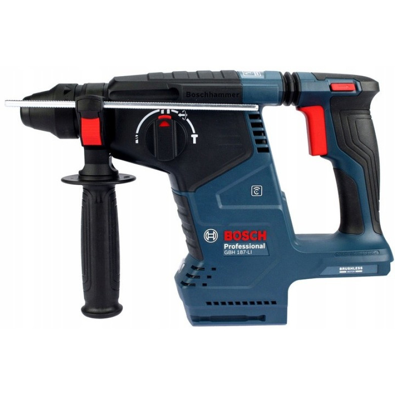 BOSCH Перфоратор акумуляторний GBH 187-LI, патрон SDS-plus 24мм, 18В 1х5А (0611923022)
