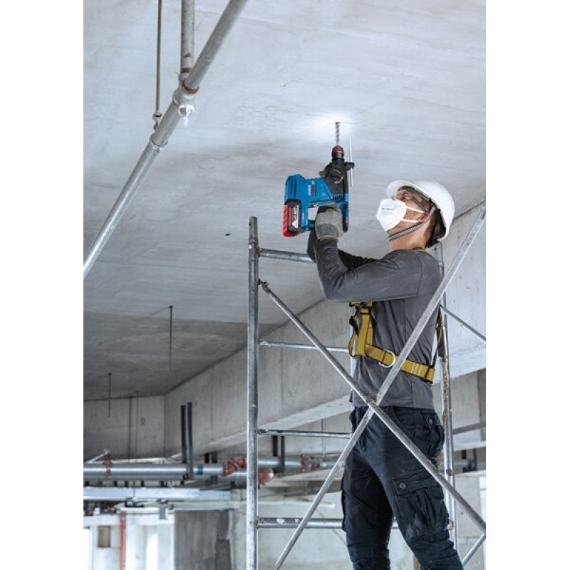 BOSCH Перфоратор GBH 187-LI ONE Chuck акумуляторний, 18 В, 2.4 Дж, 980 об/хв, 2.9 кг, без АКБ та ЗП (0611923120)