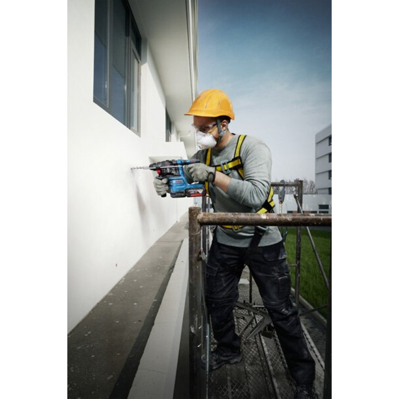 BOSCH Перфоратор акумуляторний GBH 185-LI SDS-Plus 18В 1.9Дж 2.3кг без АКБ та ЗП (0611924020)