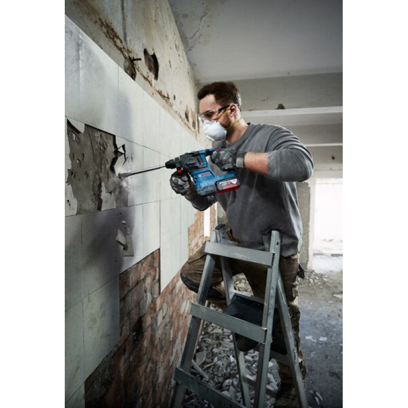 BOSCH Перфоратор акумуляторний GBH 185-LI SDS-Plus 18В 1.9Дж 2.3кг без АКБ та ЗП (0611924020)