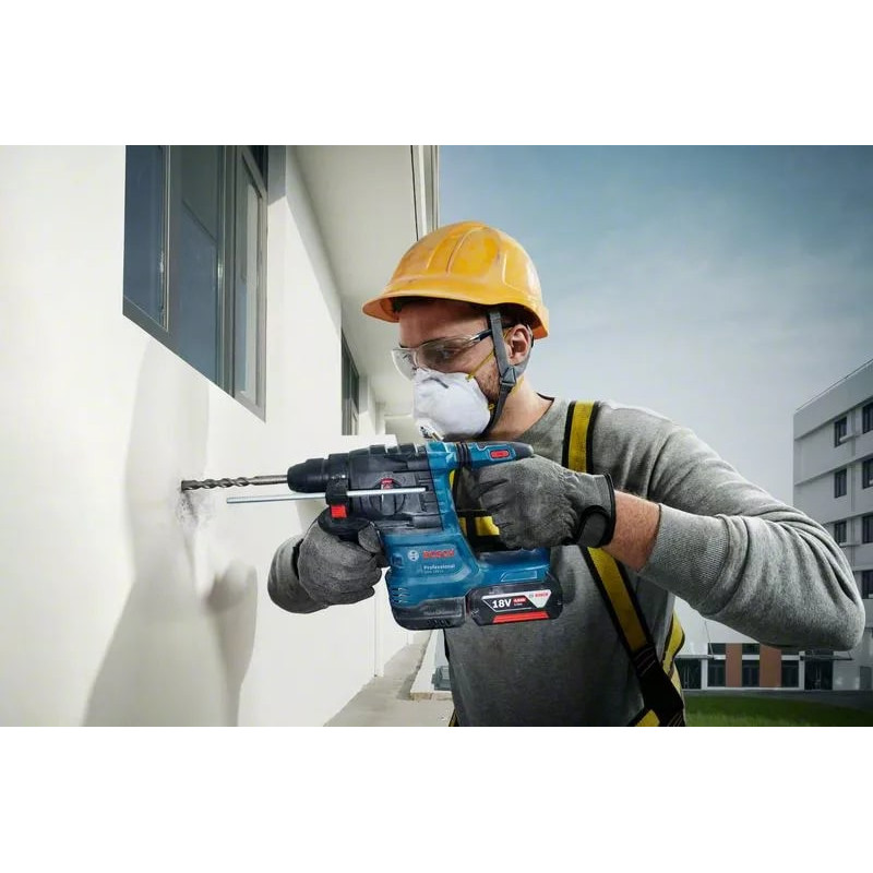 BOSCH Перфоратор GBH 185-LI, акумуляторний, 18В, SDS-Plus, 1.9Дж, безщітковий, 2х4.0Ah (0611924021)