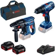 BOSCH Набір інструменту Professional перфоратор GBH 180-LI + дриль-шуруповерт GSR 180-LI (0615990M31)