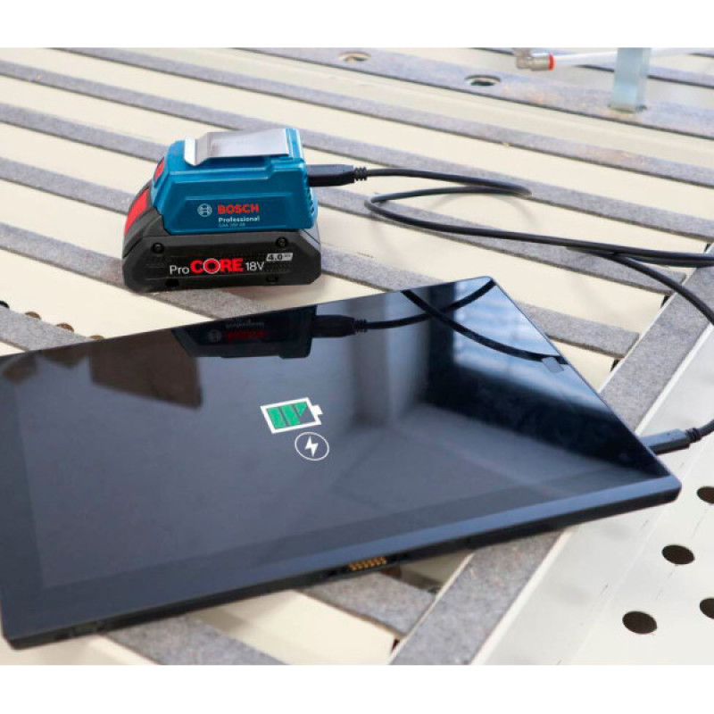 BOSCH Адаптер USB для батареї GAA 18V-48 Professional, 2.4А (06188000L6)
