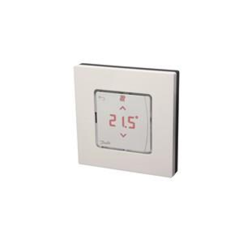 Терморегулятор Danfoss Icon RT IR, +5...35 °C, датчик інфрачервоний, бездротовий, накладний, 3В, білий (088U1082)