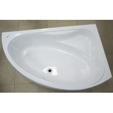 Ванна асиметрична SW PLAST AZUR 160/107 права ніжки і панель 42231 1,6*1,07 P SW-пласт