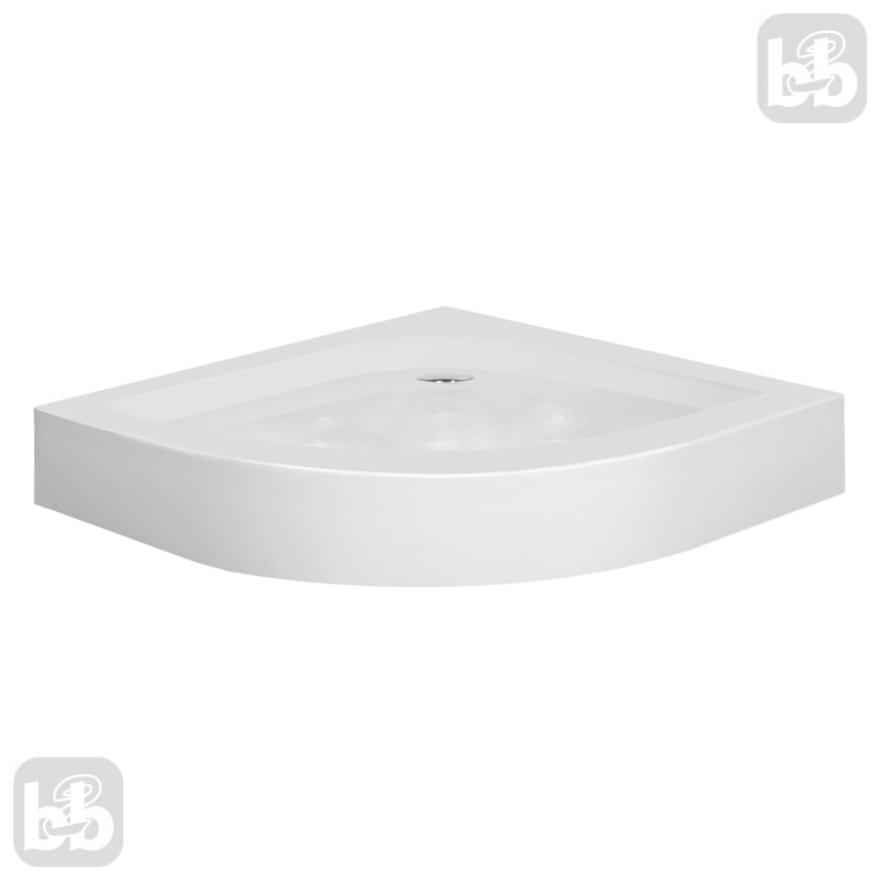 VOLLE FIESTA поддон 90*90*15см мелкий, полукруглый, (10-22-157tray)