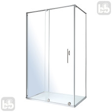 VOLLE TEO душова кабіна 117,5*87,5*200см без піддона, розсувна, хромована, скло прозоре 8мм, (10-22-333)