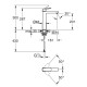 Grohe Cubeo Одноважільний змішувач для раковини XL-розміру (1017292430)