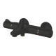 Grohe 1022032430 Grohtherm 800 Cosmopolitan Термостат для ванни, чорний матовий Grohtherm 800 Cosmopolitan Термостат для ванни, чорний матовий (1022032430)