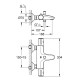 Grohe 1022032430 Grohtherm 800 Cosmopolitan Термостат для ванни, чорний матовий Grohtherm 800 Cosmopolitan Термостат для ванни, чорний матовий (1022032430)