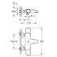 Grohe QuickFix Precision Trend Термостат для ванни (1022162432)