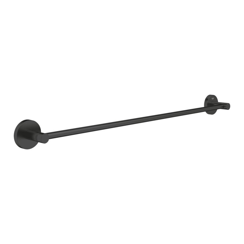 Grohe 1022512430 Essentials Тримач д/рушників, рейл 600мм, чорний матовий Essentials Тримач д/рушників, рейл 600мм, чорний матовий (1022512430)