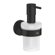 Grohe ESSENTIALS диспенсер для жидкого мыла, цвет черный матовый, (1022572430)