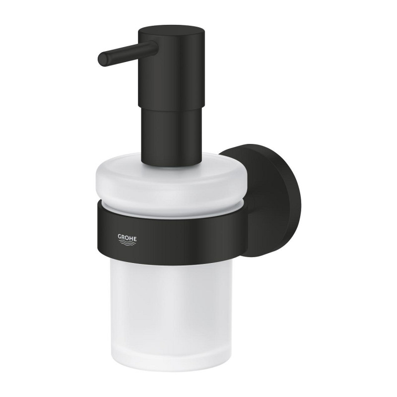 Grohe ESSENTIALS диспенсер для жидкого мыла, цвет черный матовый, (1022572430)