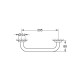 Grohe ESSENTIALS Neu поручень для ванны, цвет черный матовый, (1024712430)