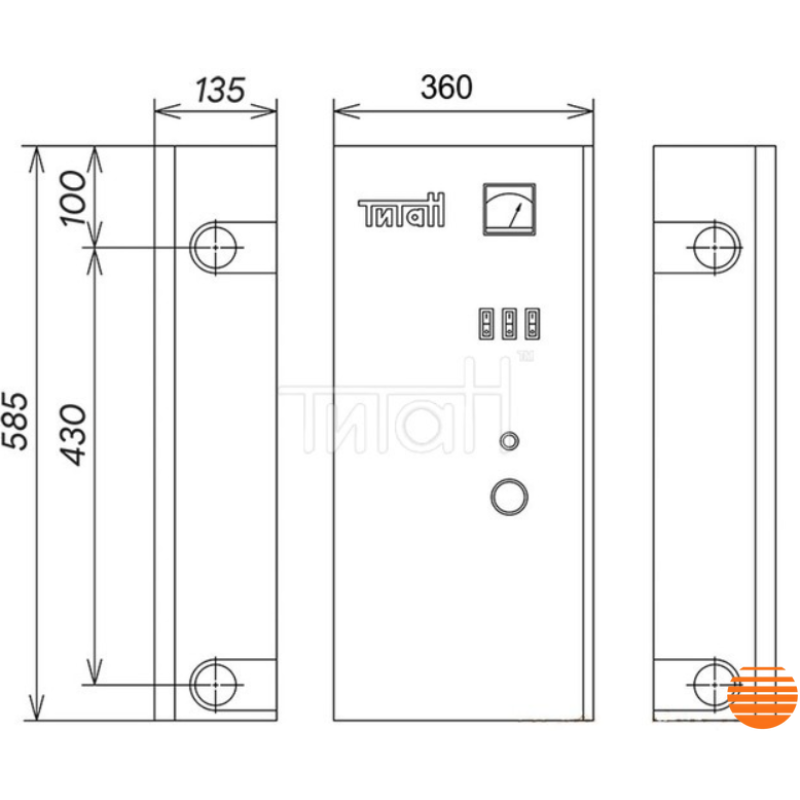 ТІТАН Котел міні люкс 6кВт / 220В (103003)