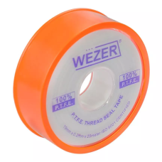 WEZER Фум стрічка PTFE 19x0, 2 мм 20 м, білий