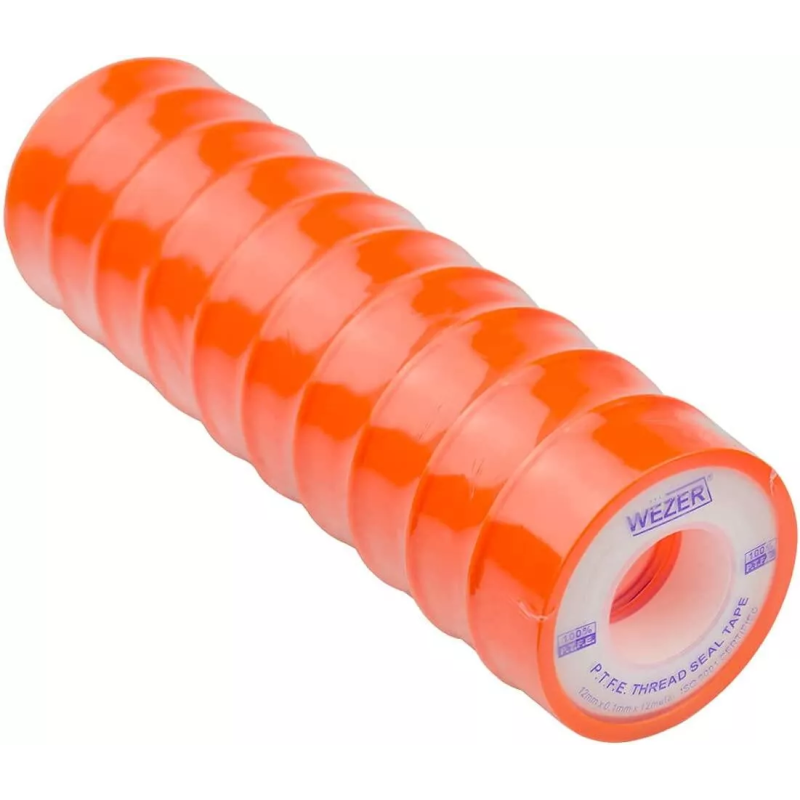 WEZER Фум стрічка PTFE 12x0, 1 мм 12 м, білий