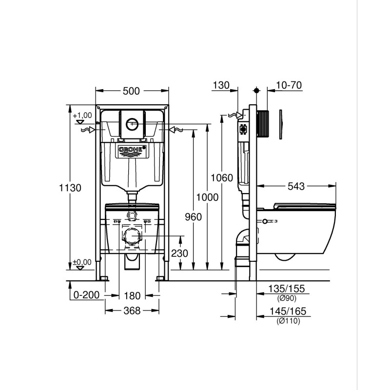 Grohe Solido Комплект 5-в-1 для унітазу (103846SH00)