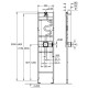 Rapido Shower Frame Інсталяція для установки душової системи (1039939990)