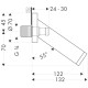 Axor Aхor Starck - вилив для ванни HANSGROHE 10410000, (10410000)