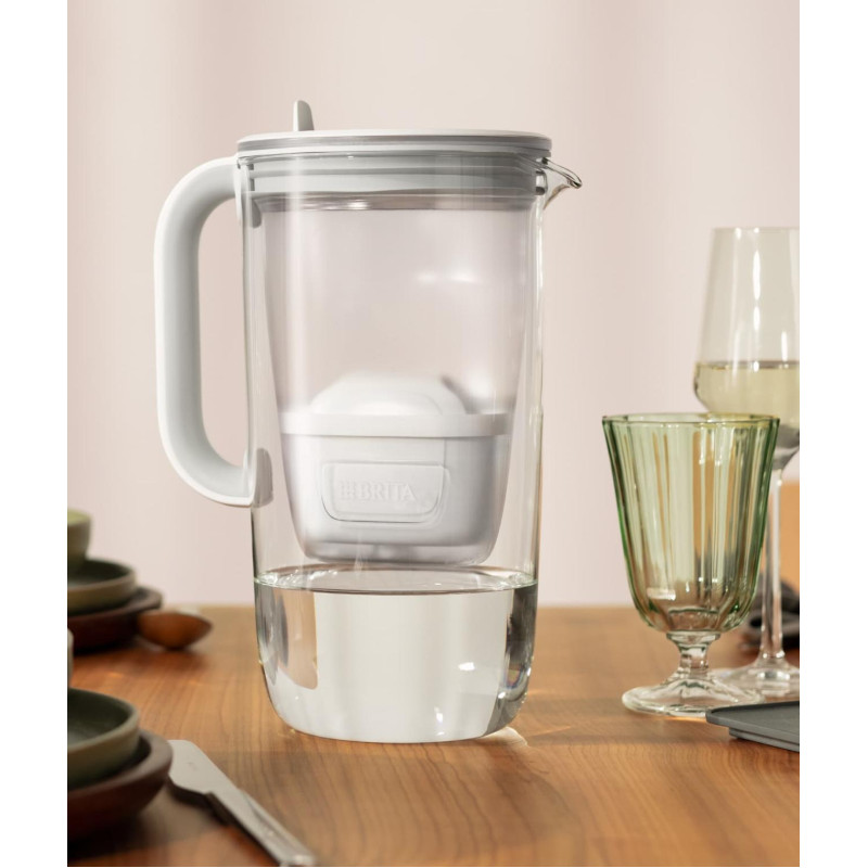 Brita Фільтр-глечик Glass Jug One, скляний, 2.5л, синій (1050452)