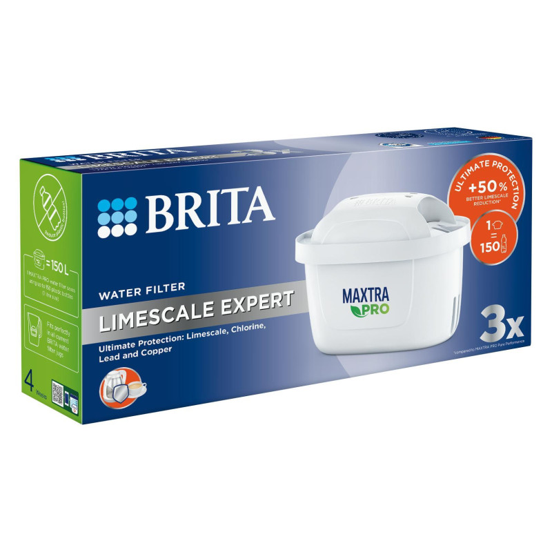 Brita Комплект картриджів MXPro Limescale для жорсткої води 3шт (1051769)