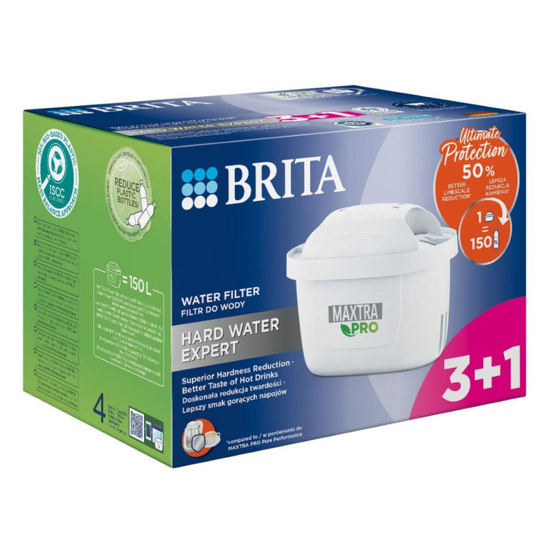 Brita Комплект картриджів MXPro Limescale для жорсткої води 3+1шт (1051773)