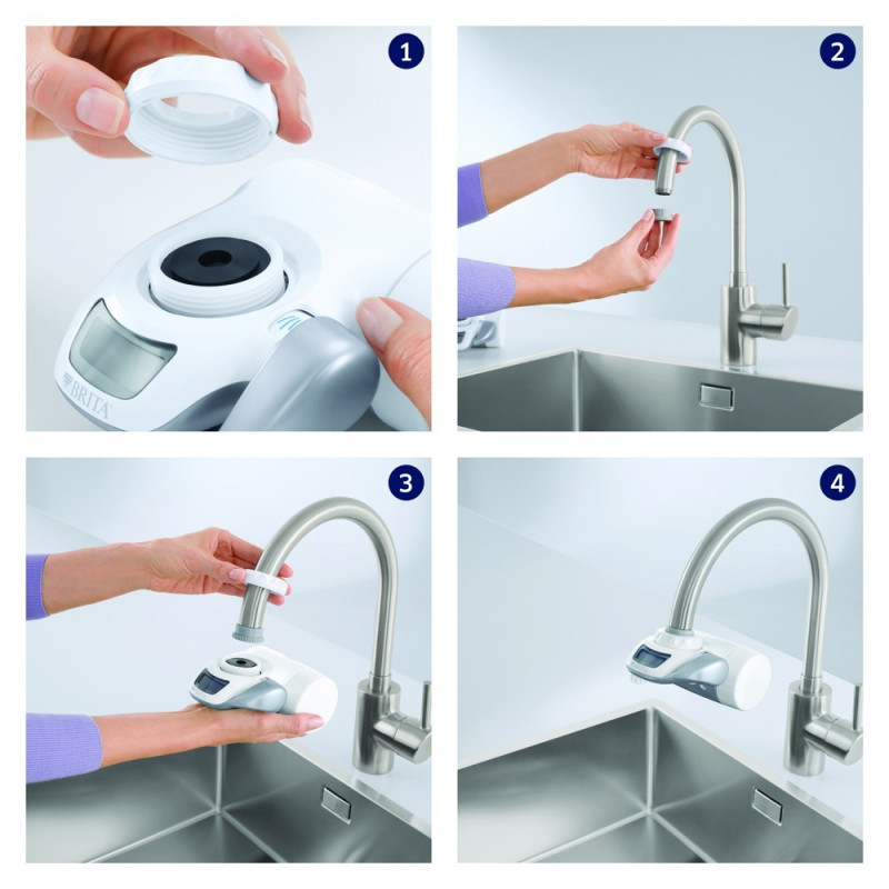 Brita Фільтр проточний ON TAP V System, 4 ступені фільтрації, монтаж на кран. (1052068)