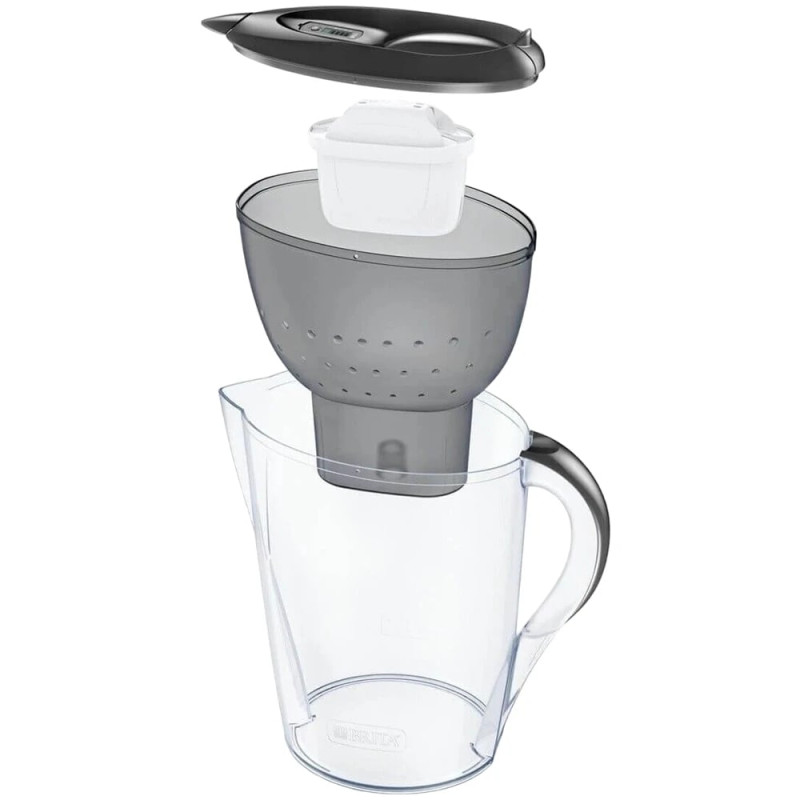 Фільтр-глечик Brita Marella XL Memo MXPro 3.5л (2л очищеної води) з картриджем сірий (1052724)