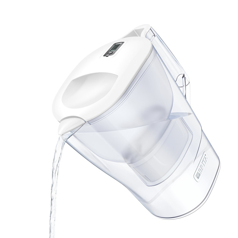 Brita Фільтр-глечик Aluna Memo MXPro 2.4л (1.4л очищеної води) + 3 картриджа білий (1053054)