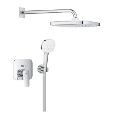 Grohe CUBEO набір для душу (верхній душ,змішувач на ванну ПМ ,душовий набір),колір хром, (1053360000)