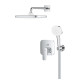Grohe CUBEO набір для душу (верхній душ,змішувач на ванну ПМ ,душовий набір),колір хром, (1053360000)