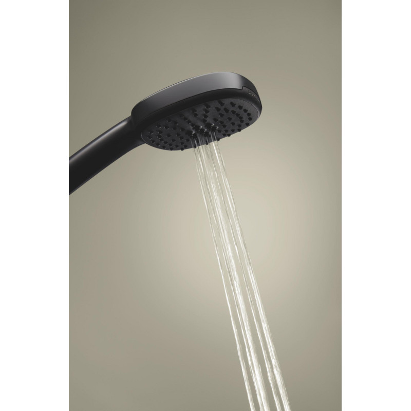 Grohe CUBEO набір для душу (верхній душ, змішувач на ванну ПМ, душовий набір),колір чорний матовий, (1053362430)