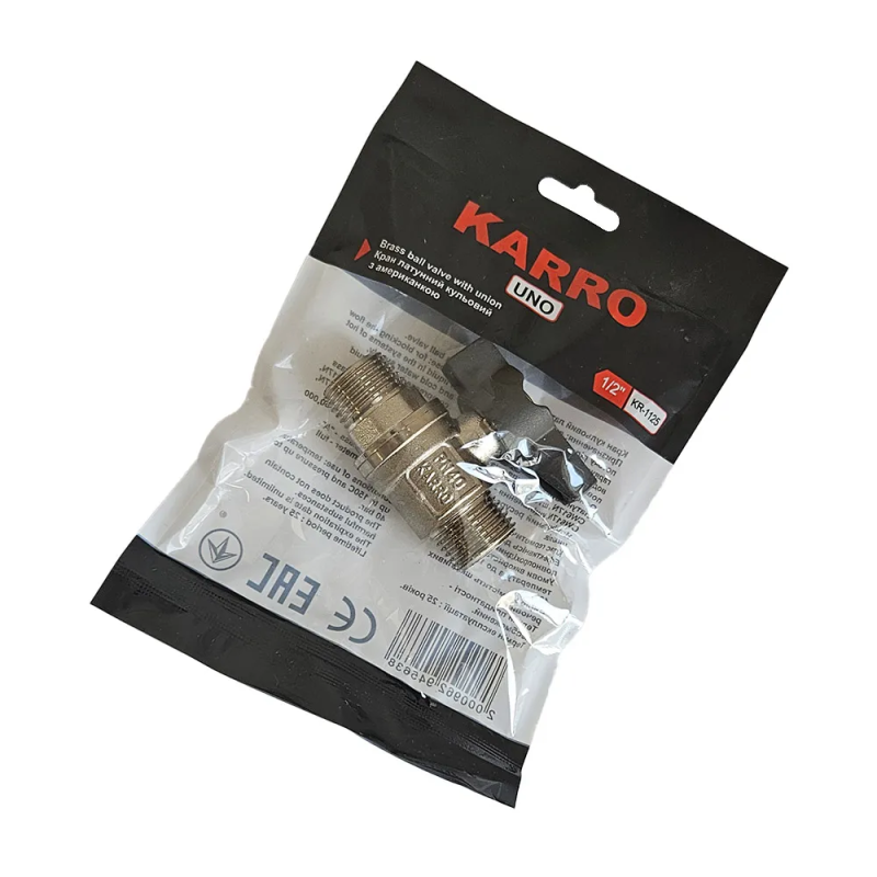 KARRO кран Кран кульовий KARRO UNO 1/2