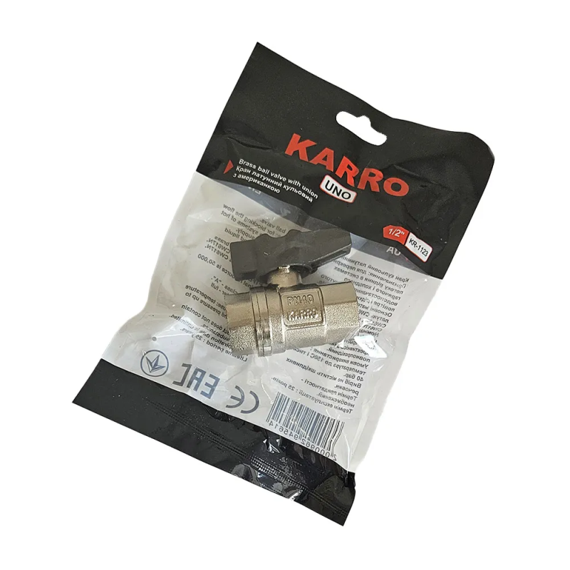 KARRO кран Кран кульовий KARRO UNO 1