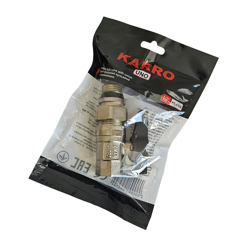 KARRO кран Кран кульовий з американкою KARRO UNO 1/2
