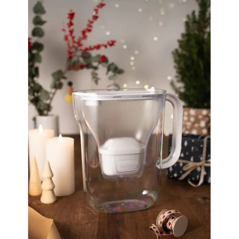 Фільтр-глечик Brita Style Essential MXPro 2.4л (1.4л очищеної води) + 2 картриджа білий (1057795)
