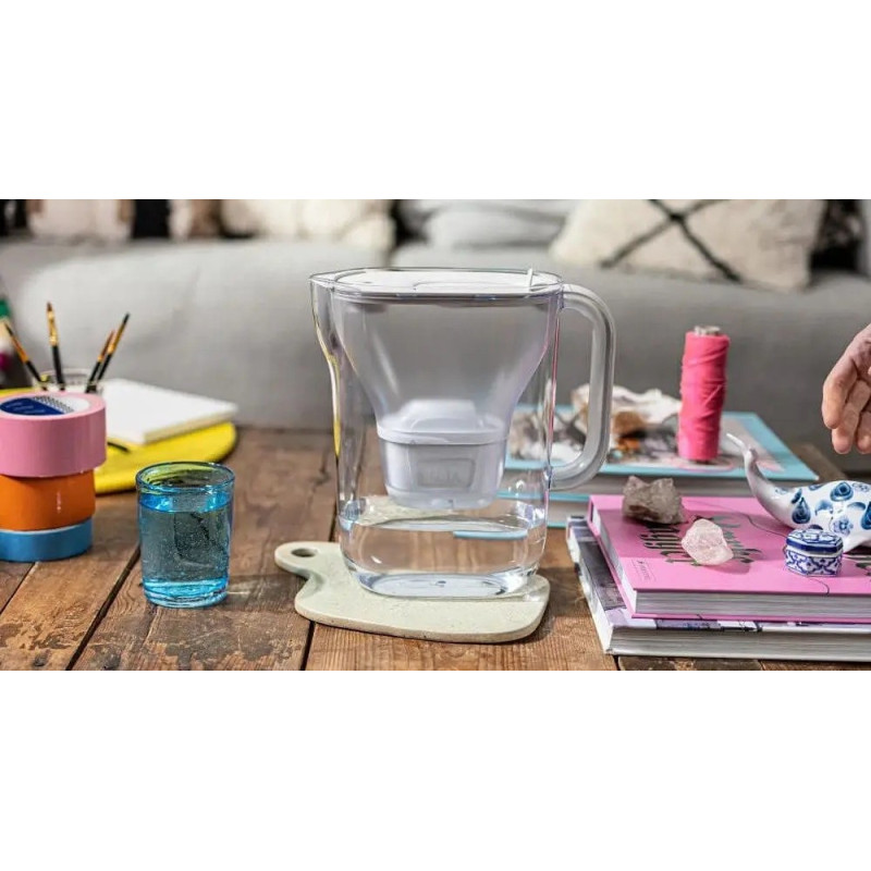 Фільтр-глечик Brita Style Essential MXPro 2.4л (1.4л очищеної води) + 2 картриджа пісочний (1057797)