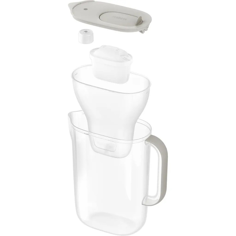 Фільтр-глечик Brita Style Essential MXPro 2.4л (1.4л очищеної води) з картриджем пісочний (1058041)