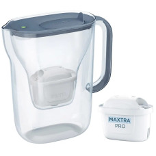 Фільтр-глечик Brita Style Essential MXPro 2.4л (1.4л очищеної води) з картриджем сіро-блакитний (1058042)