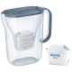 Фільтр-глечик Brita Style Essential MXPro 2.4л (1.4л очищеної води) + 3 картриджа сіро-блакитний (1058103)