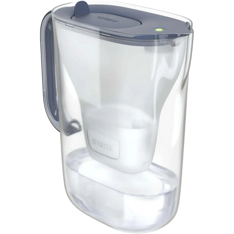 Фільтр-глечик Brita Style Essential MXPro 2.4л (1.4л очищеної води) + 3 картриджа сіро-блакитний (1058103)