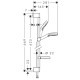 Hansgrohe Набір змішувачів для ванни Logis Loop (71151000+71244000+26553400)