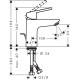 Hansgrohe Набір змішувачів для ванни Logis Loop (71151000+71244000+26553400)