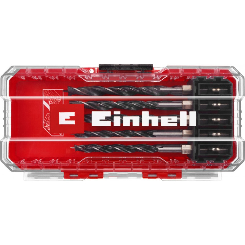 Einhell Набір свердел по дереву, 10шт, 3-8мм, кейс (108733)