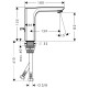 Axor Urquiola - змішувач для умивальника HANSGROHE 11020000, (11020000)